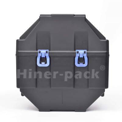 China Für 25PCS 12 Zoll Wafer Flex Frame Shipper Leitfähige PP Schwarze Wafer-Speicherbox zu verkaufen