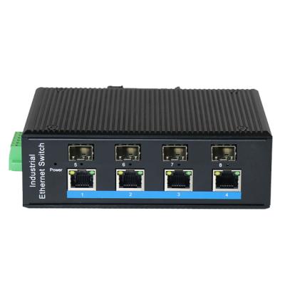 China 1.25G High Speed Industrial Ethernet 4 Ports 1.25G Media Converter +To 4 Fiber Optic Media Converter 1.25G for sale