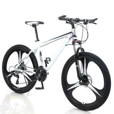 China Carbon Steel 29 Inch Carbon Steel Frame 21 Speed Double Disc Brake Full Suspension Straight Mountain Bike for sale