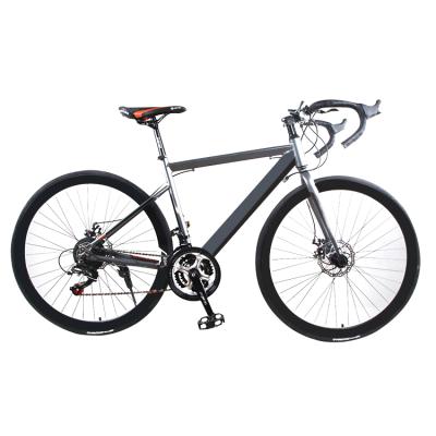 China Steel Wholesale 21 Speed 700C Aluminum Alloy Frame Disc Brake Racing Pedal Road Bike for sale