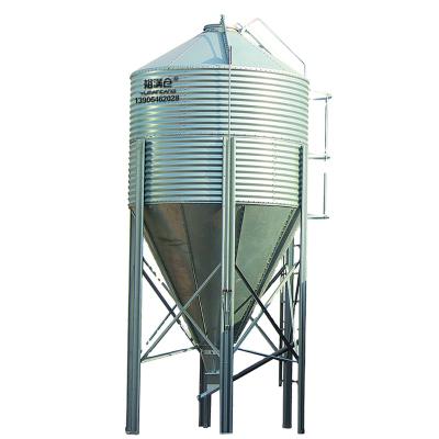 China Poultry Farm Used Feed Storage 22 Ton Chicken Feed Agricultural Storage Grain Silo for Poultry Farm for sale