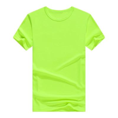 China Anti-wrinkle Quick-dry short-sleeved advertising shirt summer new mesh round neck straight tube with men's and women's T-shirt wholesale for sale