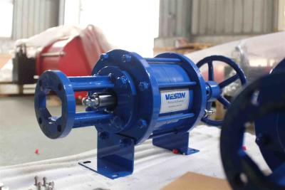 China Atuador linear resistente azul para portas da faca das válvulas/válvulas lineares portas de corrediça/porta da cunha à venda