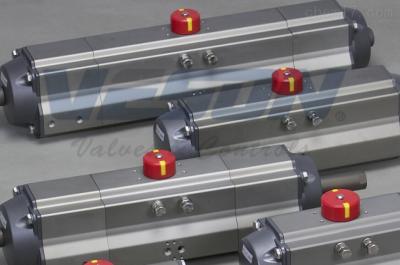 China Durable 3 Position Pneumatic Air Actuator With Additional Pistons High Strength for sale