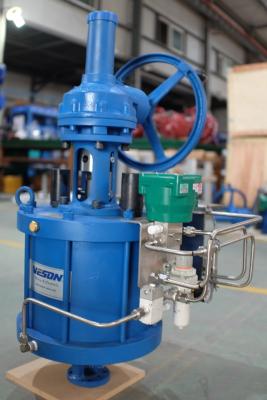 China Aço carbono ativo dobro do atuador linear do ar das válvulas de porta à venda