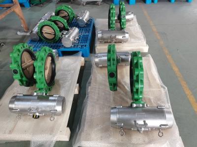 China Marine Industry Pneumatic Butterfly Valve SS316 para la agua de mar salada Rig Valve en venta