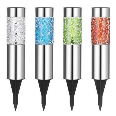 China Outdoor Solar Eco-friendly LED Mosaic Light Night Garden Landscape Pathway Yard Lawn Decoration Waterproof Light for sale