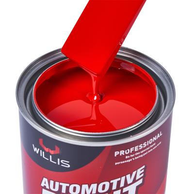 China Stoere Rode Kleuren Ferrari Rood 2k Metalen Auto Verf Auto Refinish Auto Restauratie Te koop