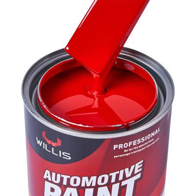 China 1L / 4L per blik 2k Rode verf / Automotive Refinish Verf Te koop