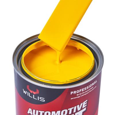 China 2k gele verf Auto carrosserie bescherming Vloeibare coating staat Duurzaam Te koop