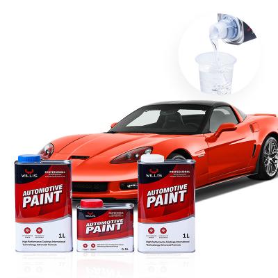 China Auto Refinish Automotive Clear Coat Paint Customizable Matte Finish With Glossy Finish And Transparent Look for sale