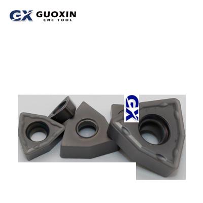 China WCMX/WCMT030208/040208/050308/06T308/080412 U Drill CNC Cutting Tool Drill Insert WCMX040208-SF LF6018 for sale