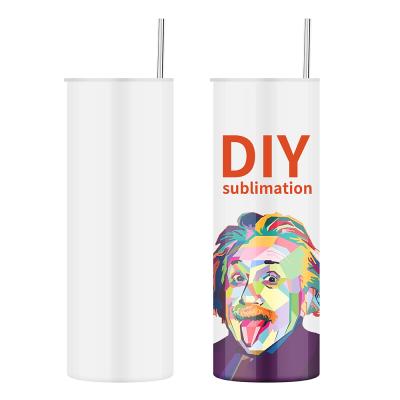 China New Design 20oz Viable Reusable Bright Thermoses Double Wall Stainless Steel Sublimation Insulated Cups With Lid And Logo for sale