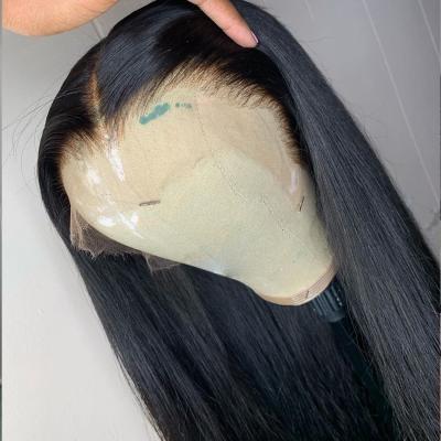 China Kinky Curl Connie Hair Brazilian Virgin Cuticle Aligned Double Body Pulled Straight Wave 360 Headband Lace Front Hair Wigs for sale