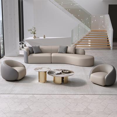 China Modern Stainless Steel Living Room Combination Round Coffee Table for sale