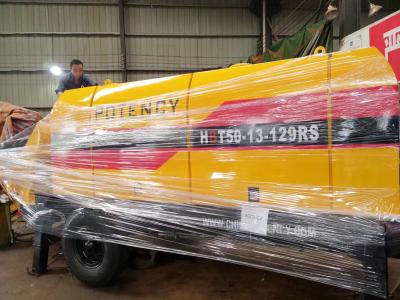 Cina HBT50 Pressione teorica 13MPa Pompa per calcestruzzo per una massima precisione e liscezza. in vendita