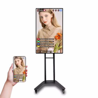China Exibição de publicidade em LCD de transmissão ao vivo HDMI/VGA/Input Exibição de compartilhamento sem fio à venda