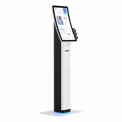 Chine Kiosque POS élégant avec scanner de code-barres et imprimante de reçus pour un libre-service simplifié à vendre