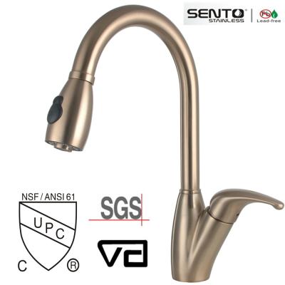 China PVD Light brown cupc kitchen faucet for sale