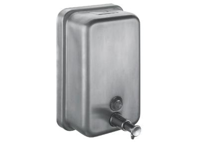 China El eje material del servicio de Inox cepilló el dispensador de la vertical del dispensador 1000ml del jabón del acero inoxidable en venta