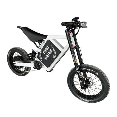 China Cheap Aluminum Alloy 72V 8000W Electric Bicycle Top Speed 110km/h Fat Tire E-Bike Lithium Battery Electric Mountain Bike Conversion Kit for sale