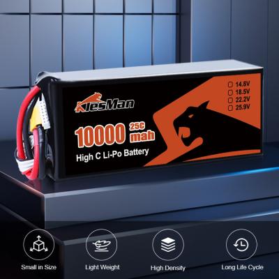 Chine 8S1P 30.4V 10000mAh 25C FPV Drone Lipo batterie pour le quadcopter 13-15 pouces à vendre