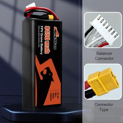 China Lipo Bateria Stock 6S2P Molicel Bateria Pack 25.2V 22.2V INR21700 P42A P45B 8400mAh 9000mAh para FPV Drone Peças Baterias à venda