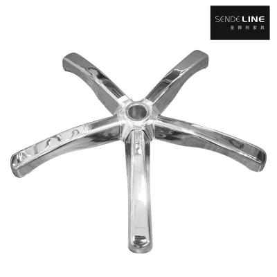 China Hight 92mm Chromium plating Iron Material Office Chair Base Replacement for Improved Work Productivity à venda