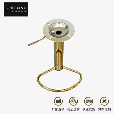 China Titanium Gold Modern Bar Chair Pedal Accessories With Adjustable Function for sale