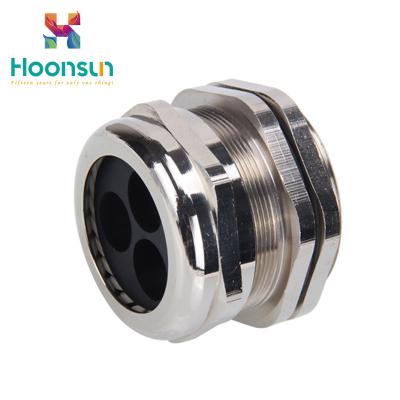 China A glândula de cabo impermeável do silicone da entrada múltipla galvaniza de superfície à venda