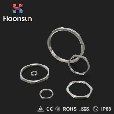 China Nickel Plated Brass Accessories IP54 Hexagonal Screw Plug Caps for sale