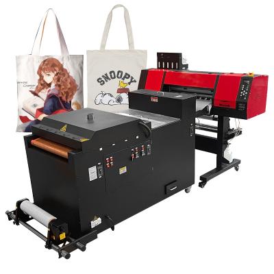 China Garment Shops 2022 Hot Sales T-shirt Digital Fabrics Printing Machine High Speed Double Head I3200 A2 DTF Printing Machine for sale