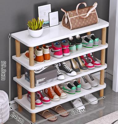 China Adjustable Multi-Layer Shoe Rack Single Door (Height) Set Cabinet Economic Household Shoe Cabinet Flower Indoor Reception Shelf for sale