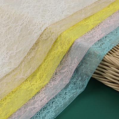China Viable luxury high quality cotton factory wedding guipure embroidered white lace for dress for sale