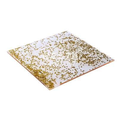 China Certificado REACH Resistência à abrasão da folha de acrílico Silver Glitter à venda