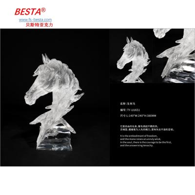 Cina Figurine in polimero acrilico istruzioni per la cura dei panni umidi Figurine in acrilico / PMMA mantenere in ottime condizioni in vendita