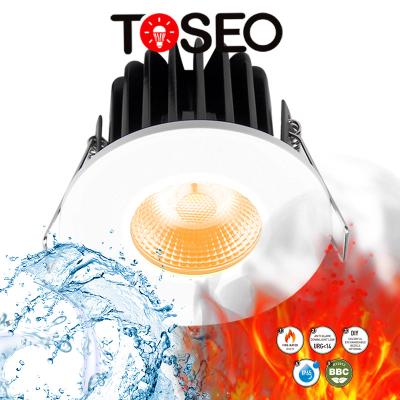 China Modern Indoor Lighting Round Recessed IP65 Fire-Rated Led Downlighs 68mm Downlight Front Replace Light Bulb for sale