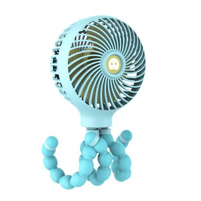 China LCD Display Handheld Fan Portable USB Rechargeable Handheld Fans With 3 Speed Battery Powered Mini Electric Fan for sale