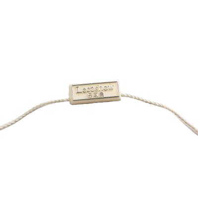 China Cheap Clothing Custom Own Logo Seal Hand Garment Hang Tag String Clothes Label Hang Tag Rope Hangtag 1000Pcs One Bag Clothing Garment for sale