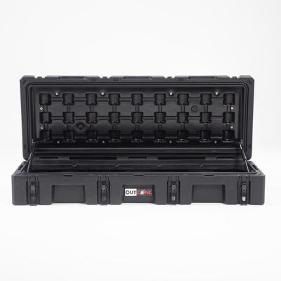China Caixa de armazenamento de telhado de carro V7 LLDPE resistente a intempéries Capacidade personalizada de 85L à venda