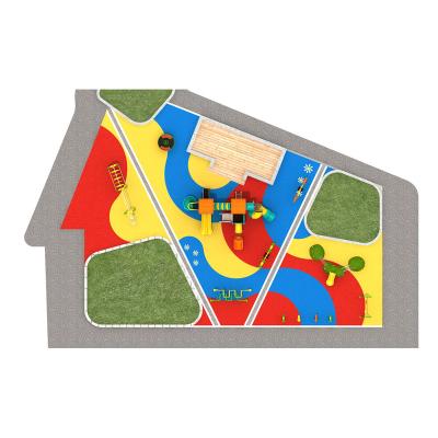 China 3-12years Plastic Outdoor Playground Set For Children LLDPE Outdoor Playground Equipment for sale