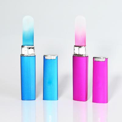China Hot Sale Eco-friendly Amazon Logo Double Sided Fine Surface Custom Made For Baby Crystal Glass Nail File Set for sale