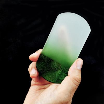 China Durable Custom Color And Logo Professional Pedicure Callus Remover Crystal Glass Foot File Tool for sale