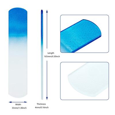 China High Quality Custom Colored Professional Callus Pedicure Tool Glass Foot File Eco-friendly Remover Eco-Friendly for sale