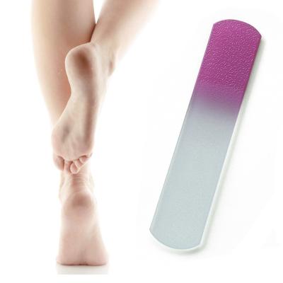 China High Quality Custom Colored Professional Callus Pedicure Tool Glass Foot File Eco-friendly Remover Eco-Friendly for sale