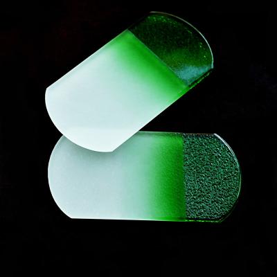China Color Folder Crystal Glass Removing Dead Skin Foot Hand And Foot Logo Professional Pedicure Callus Remover Tool Durable Custom Durable for sale