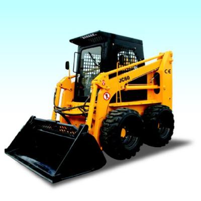 Chine Petits chargeurs 0,4 de boeuf du dérapage JC60 - capacité du seau 0.5m3 avec le chariot élévateur de frein hydraulique à vendre