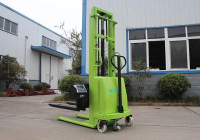 China AC Power Electric Pallet Stacker Aerial Order Pickers 1000mm Fork Length for sale