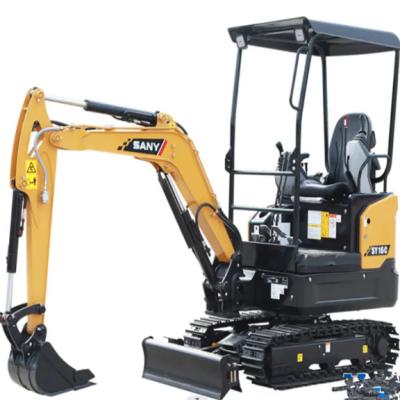 China excellent condition hot selling small hydraulic excavator SY16C 1.9 ton with flat shovel for house and farm 0.04m² ³ for sale