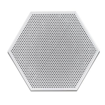 China Geperforeerde het Plafond Akoestische Hexagonale Klem van het Aluminiummetaal in Plafondtegels Te koop